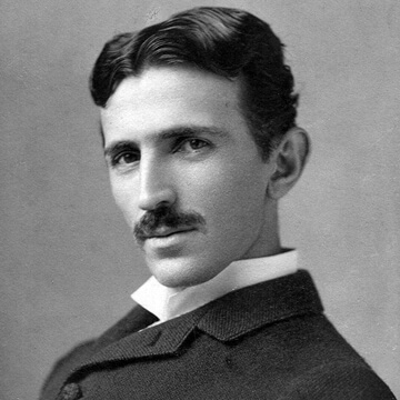 Headshot of Nikola Tesla
