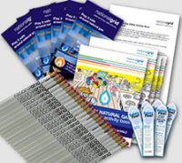 Kit My Natural Gas Activity Grades K-2 includes pencils bookmarks cards teaching guide booklets